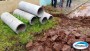 Prefeitura de So Jos do Cedro efetua colocao de tubos e construo de bueiro no final da rua Antenor Bizotto, prximo ao CEBEM So Cristvo