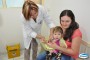 Mais de 300 crianas so vacinadas durante o Dia D de Vacinao Contra a Poliomielite