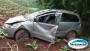 Duas pessoas ficam feridas em capotamento em So Jos do Cedro