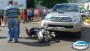Acidente de trnsito  registrado no centro de So Jos do Cedro
