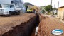 Melhoria na drenagem pluvial ao longo da Rua Odilo Link, em So Jos do Cedro, ultrapassa marca de 80%