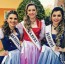 Rainha e Princesas da Oktoberfest de Linha Santa Terezinha visitam prefeito de So Jos do Cedro