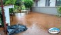 Chuva intensa provocou alagamentos em seis pontos da cidade de So Jos do Cedro por volta do meio dia de ontem, tera-feira