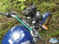 Moto furtada  encontrada abandonada no interior de Guaruj do Sul