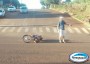 Motocicletas colidem na avenida Rio Grande do Sul, aqui em So Jos do Cedro